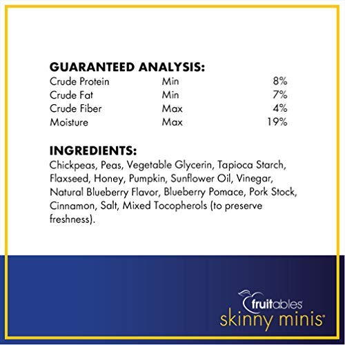 Mezcla de canela y batata en Fruitables Skinny Minis, sabor reconfortante