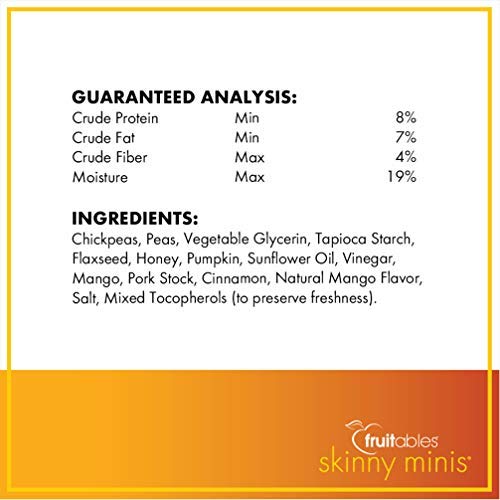 Fruitables Skinny Minis para perros de todos los tamaños, premio versátil