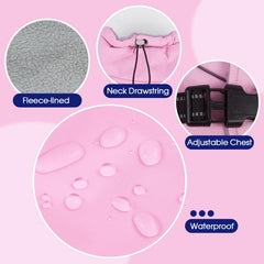 FUAMEY uso externo en abrigo rosa para exteriores