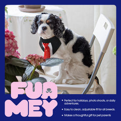 FUAMEY corbatín para perro ajustable, práctico para todas las tallas.
