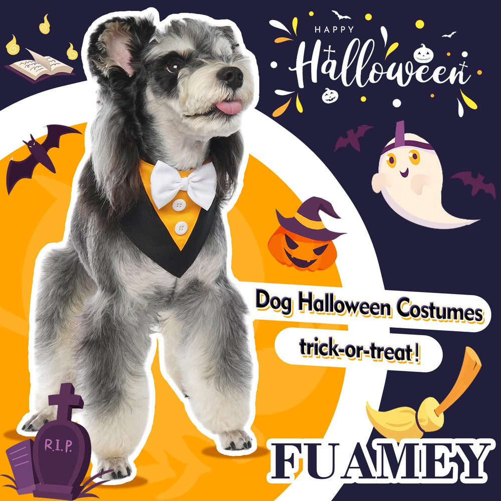 FUAMEY esmoquin para perro grande con corbatín, estilo para celebraciones.