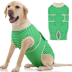 FUAMEY funda recuperación para perros, vista frontal, ayuda a evitar que lam la herida.