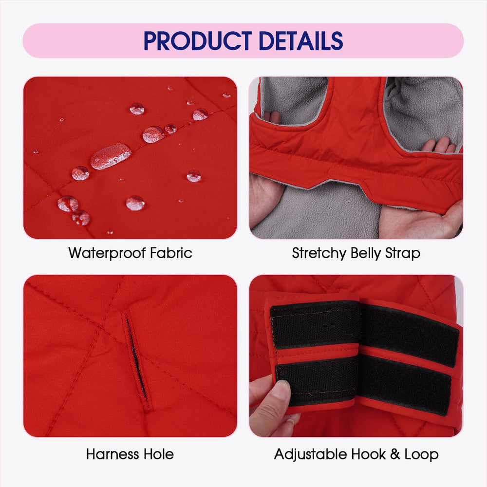 FUAMEY tela impermeable, protege durante paseos bajo lluvia ligera.
