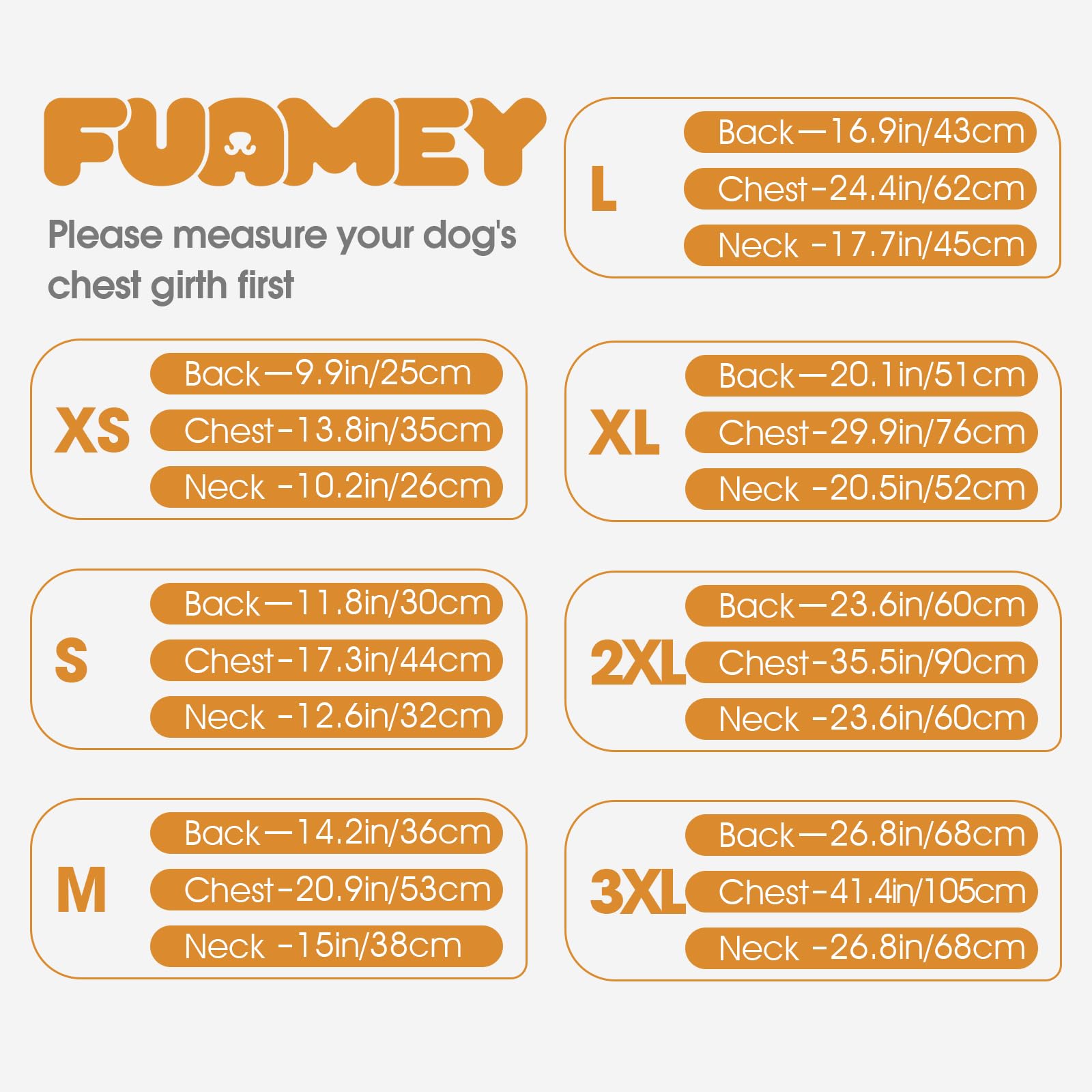 FUAMEY chaqueta puffer, vista trasera, protección contra el frío.
