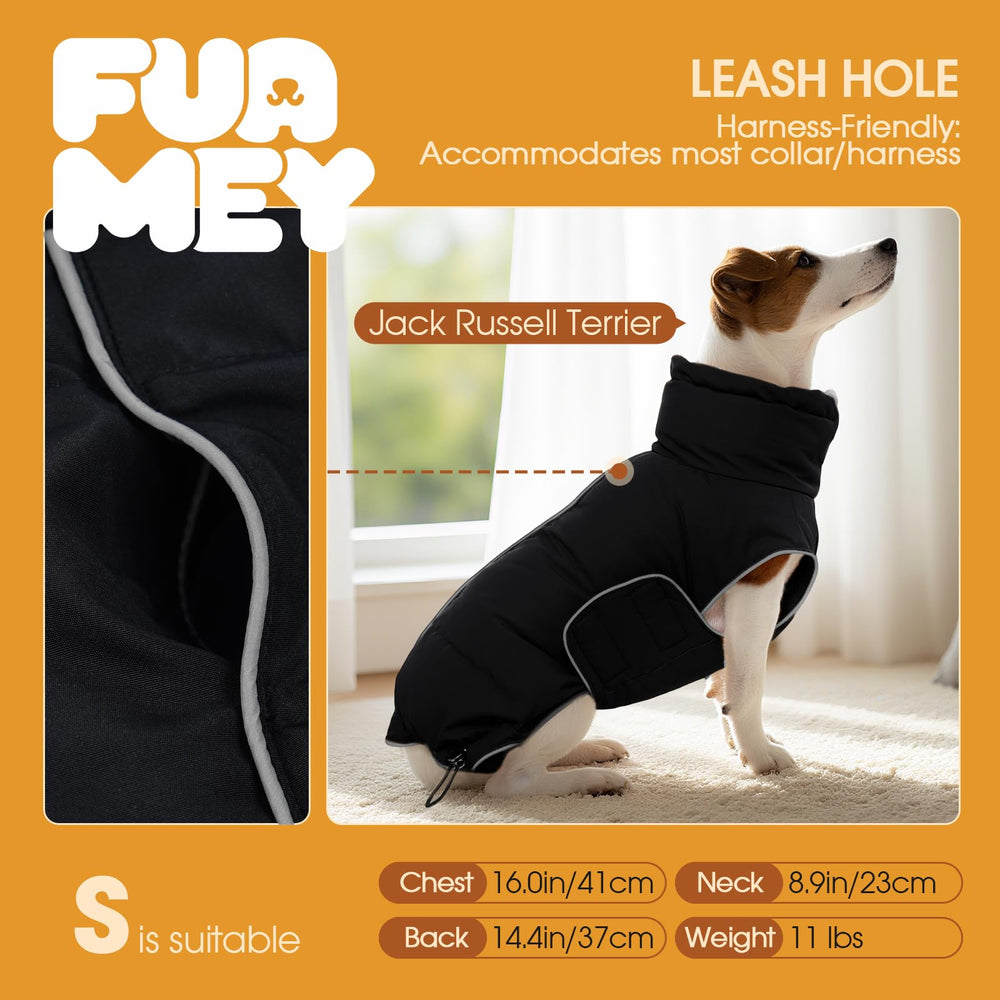 FUAMEY chaqueta puffer, tiras reflectantes para paseos nocturnos.