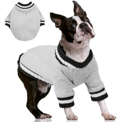 FUAMEY suéter para perro con forro felpa cálido para paseos invernales.