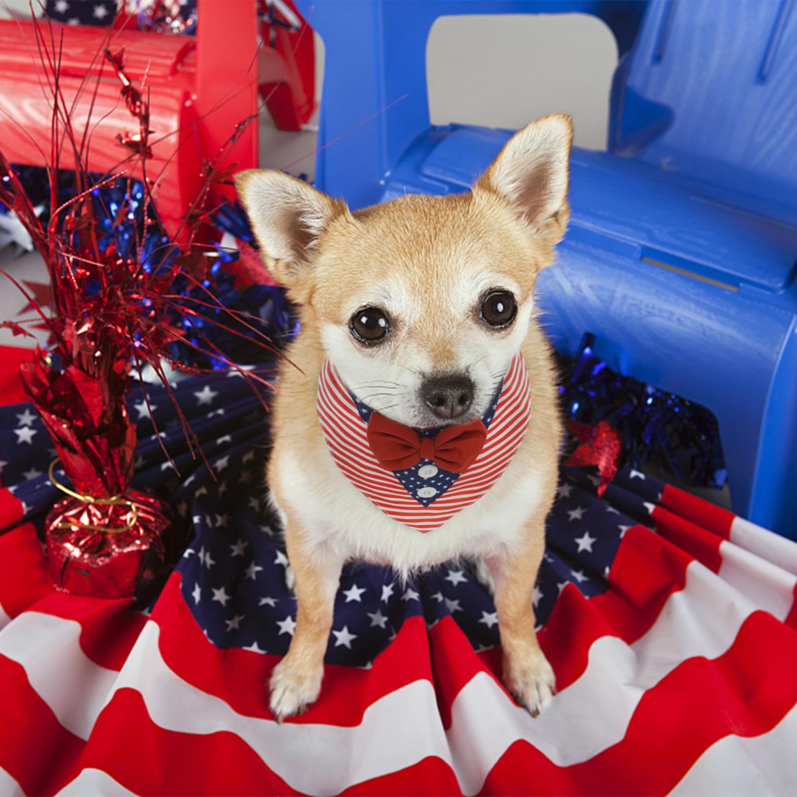 FUAMEY esmoquin canino con lazo ajustable, perfecto para eventos y fotos.