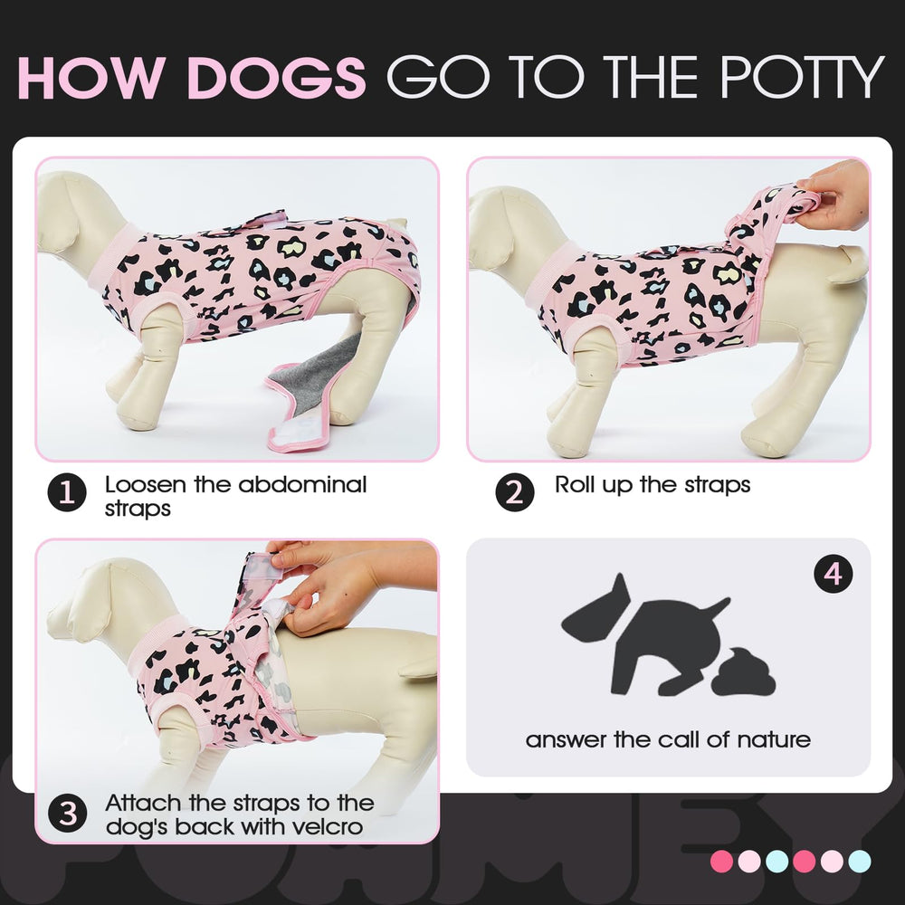 FUAMEY prenda de cuidado posparto para perros, higiene y confort