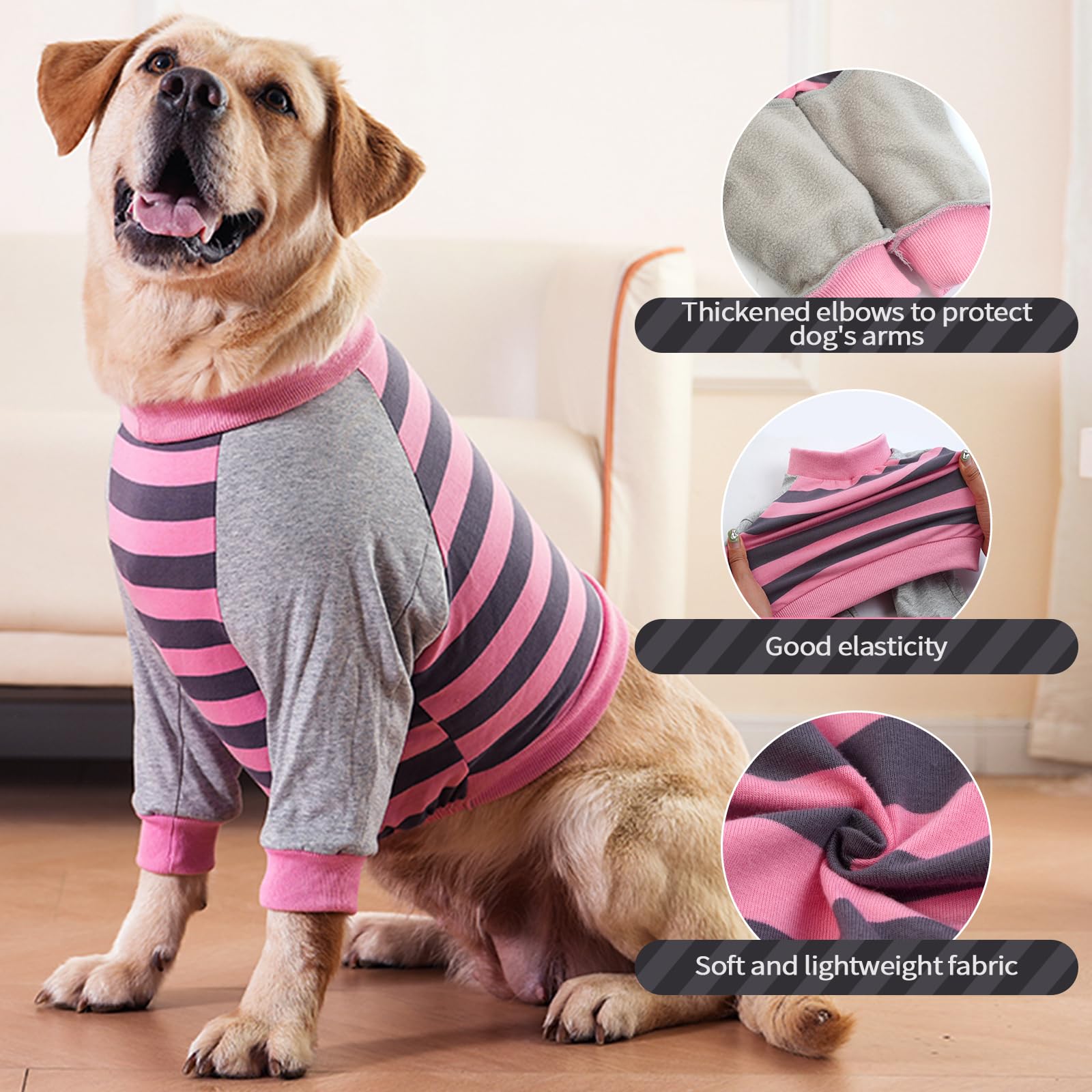 FUAMEY proteccion articulaciones delanteras para perro, útil en paseos y descanso