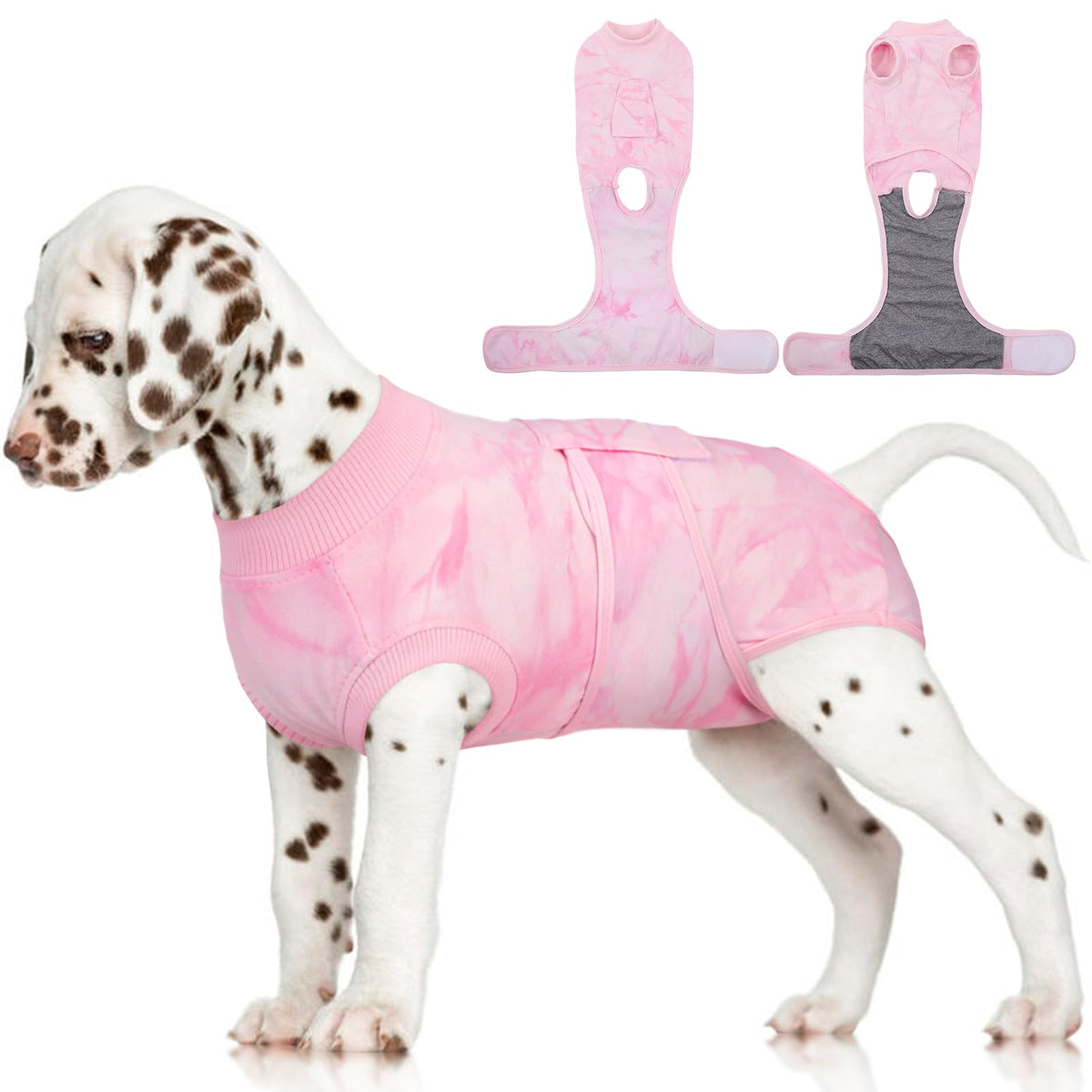 FUAMEY Recovery Suit para perro posquirúrgico, protección de heridas y libertad de movimiento