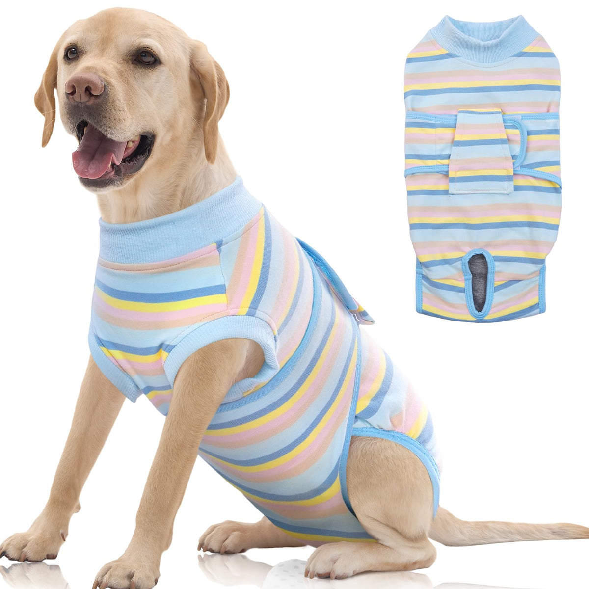 FUAMEY Recovery Suit para perro tras operación, ayuda a limitar lamidos