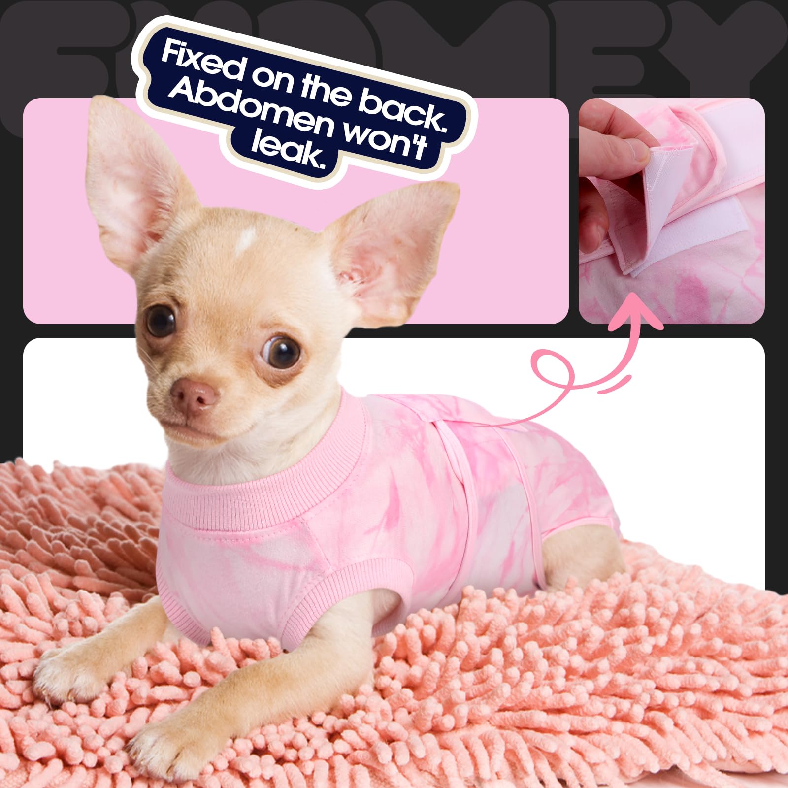 FUAMEY Recovery Suit protege el pelaje de polvo y suciedad