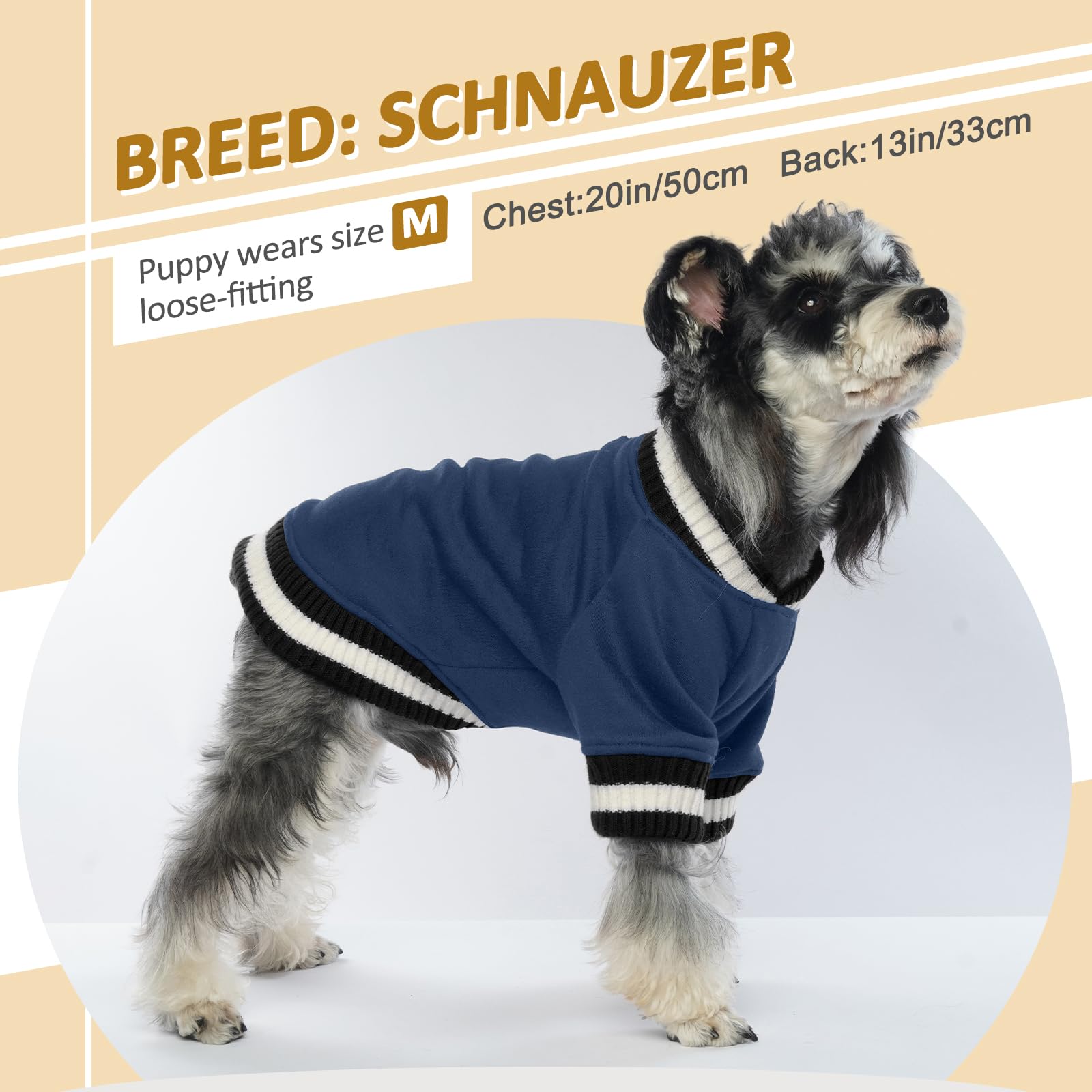 FUAMEY sudadera para perros, detalle de textura suave, mayor confort al tacto.