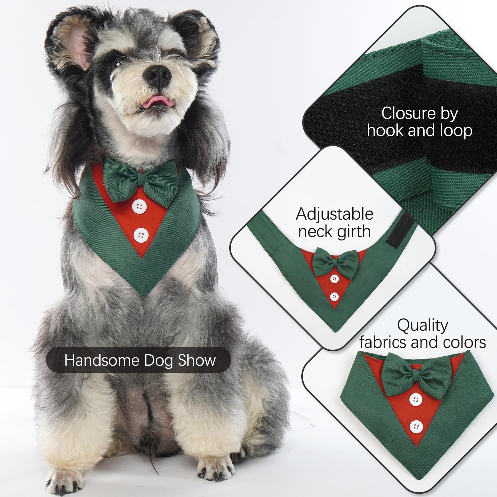 FUAMEY tallas múltiples, ideal para Yorkshire, Beagle y más.