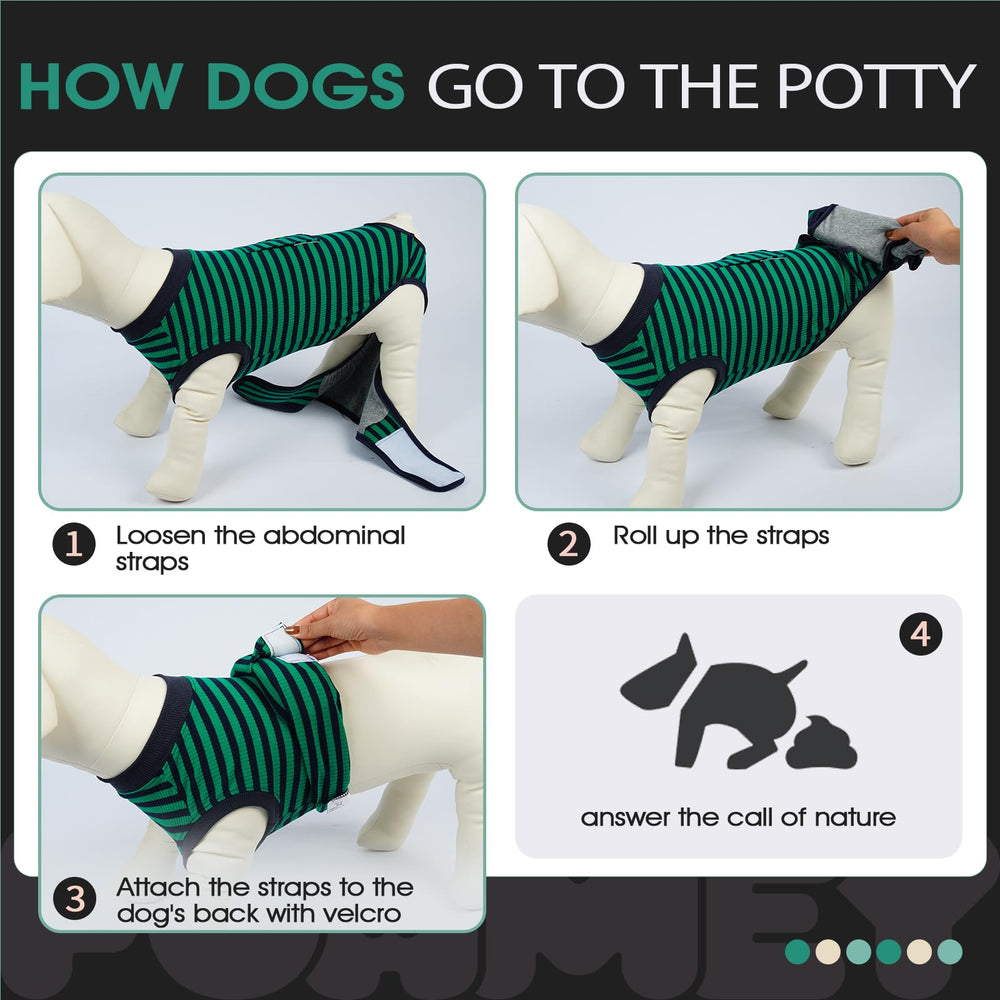FUAMEY traje de recuperación para perros, evita lamidos, ideal para postoperatorio.