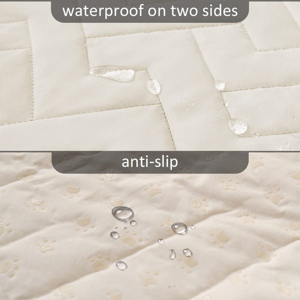 Cobertor Fuguitex antideslizante para cama de perro, evita deslizamientos.