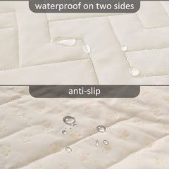 Cobertor Fuguitex antideslizante para cama de perro, evita deslizamientos.