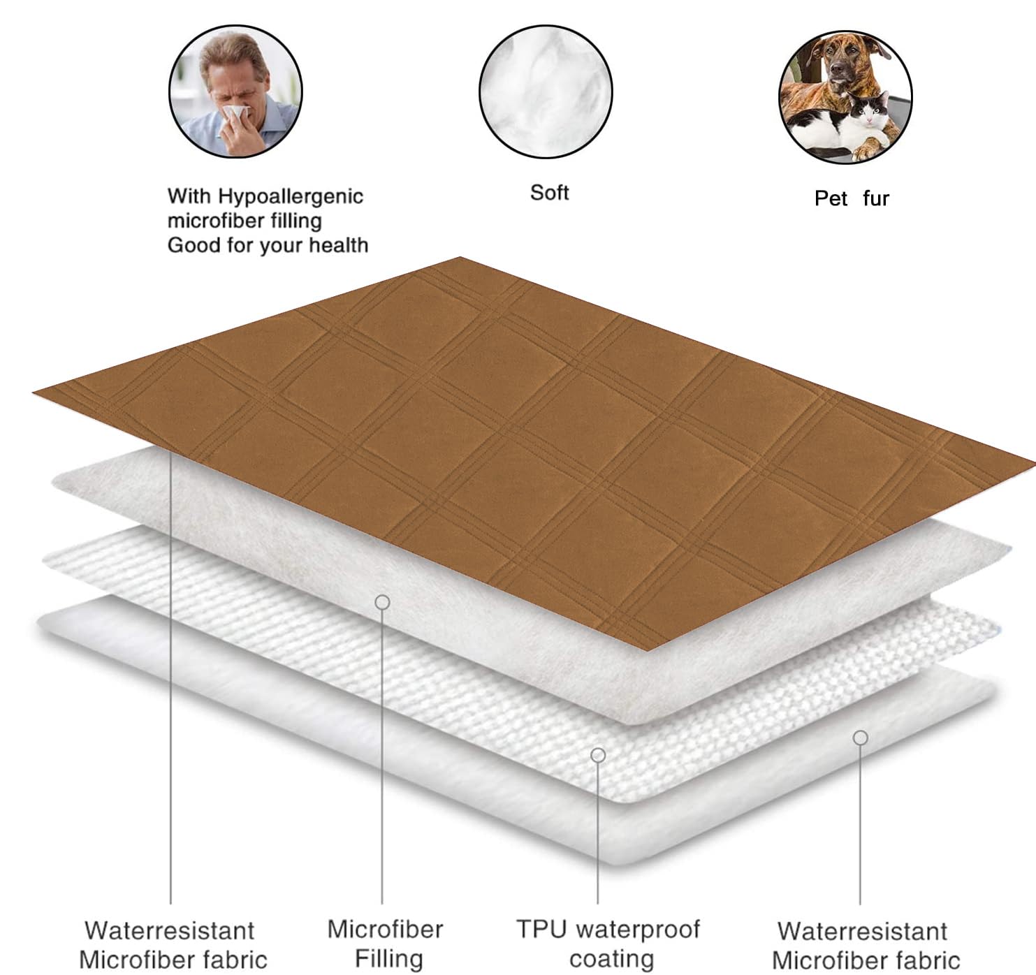 Cubre sofá impermeable Fuguitex, ideal para interiores y limpieza fácil.