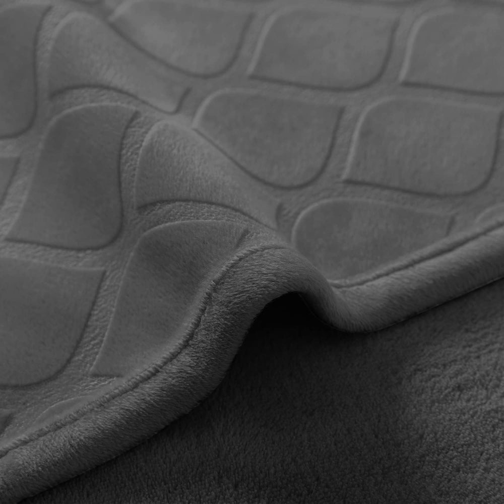 fuguitex manta reversible con felpa y terciopelo para abrazos cálidos