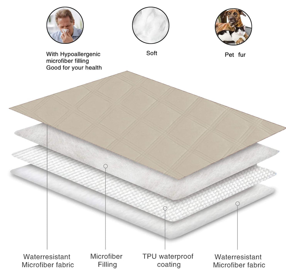 fuguitex protector sofá impermeable para perros mantiene muebles limpios
