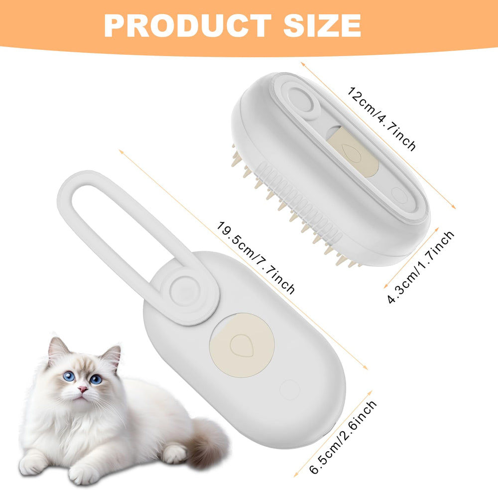 FUICZSN: cepillo-autolimpieza facilita eliminar pelos atrapados con un clic.
