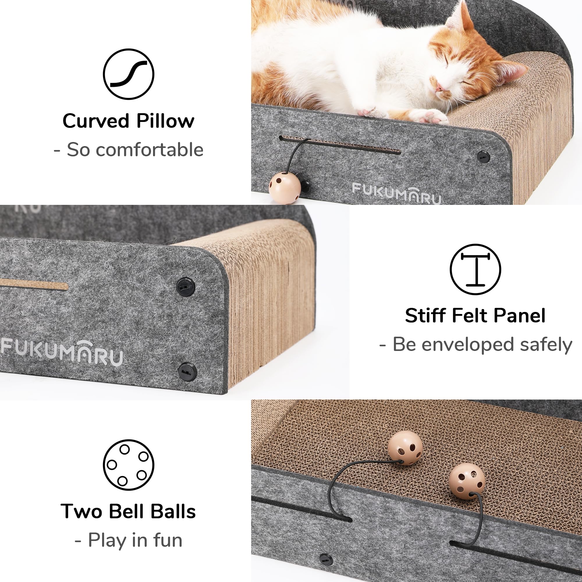 Espacio amplio para gatos grandes o varios felinos.