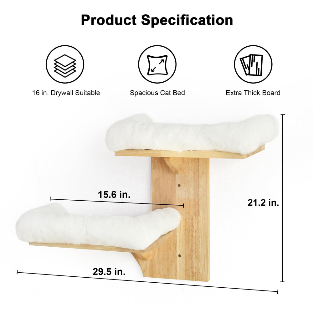 Ahorro de espacio vertical FUKUMARU para gatos.