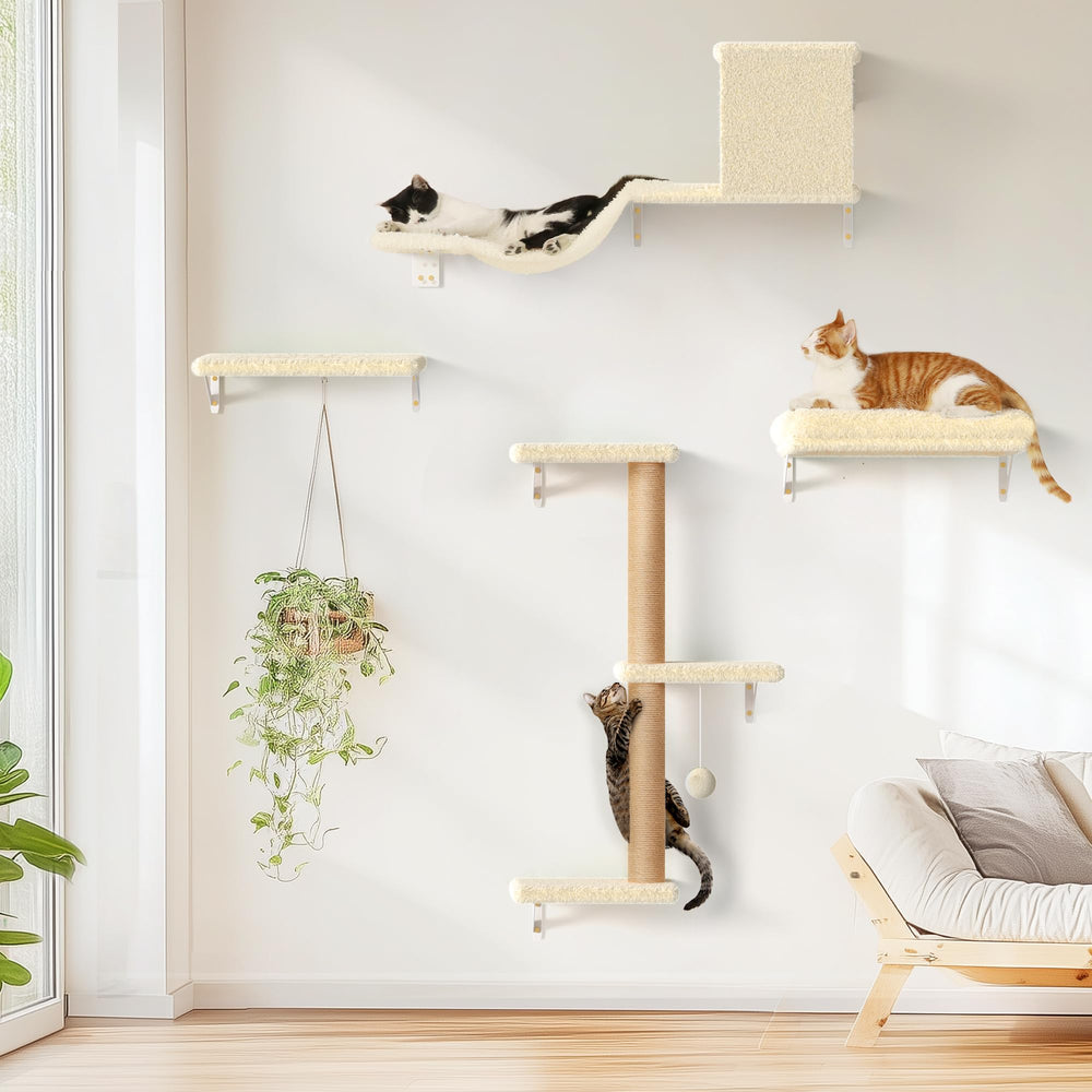 Estanterías de pared FUKUMARU 4 en 1 para descanso y juego vertical