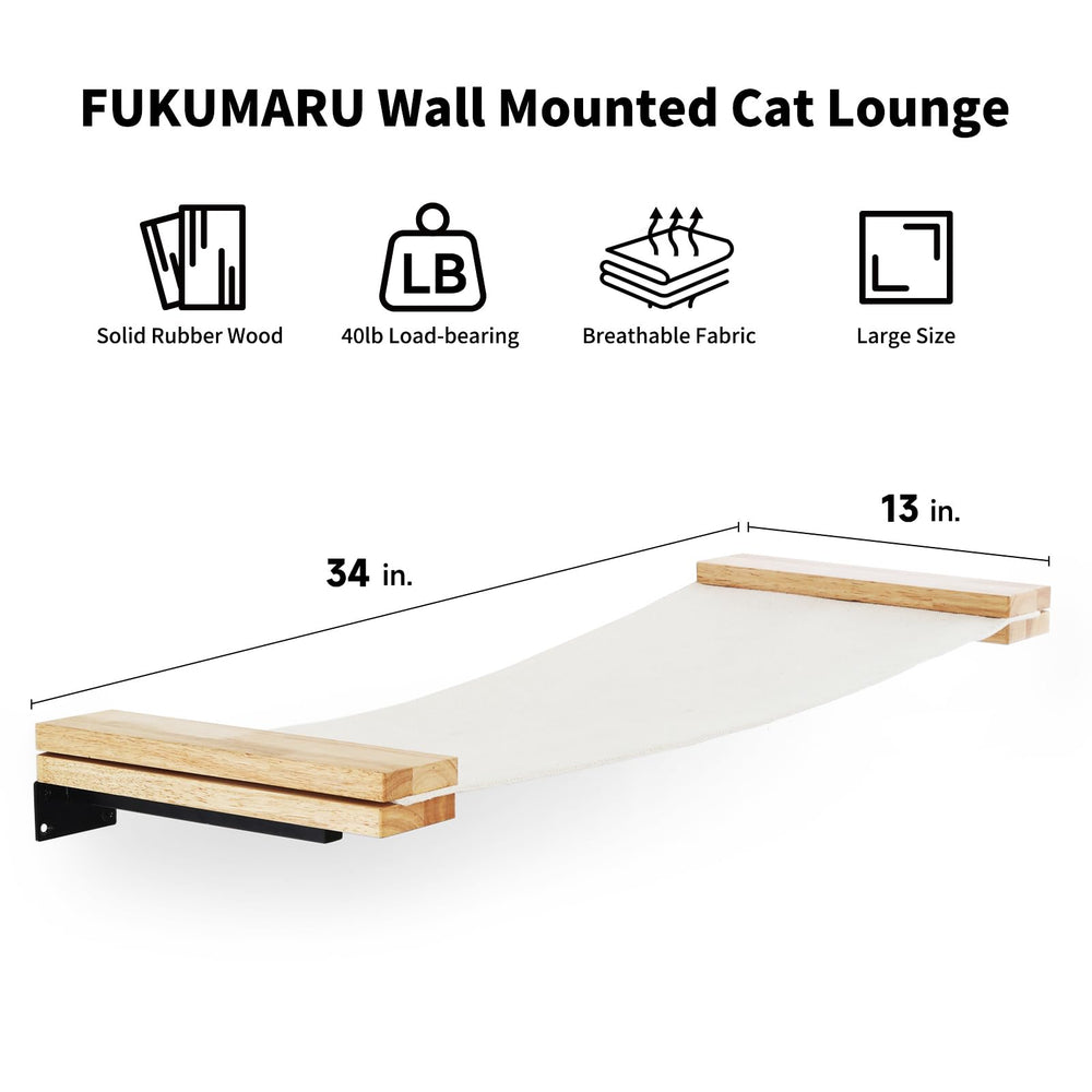 FUKUMARU gato percha vertical descanso facilita juego y observación desde altura