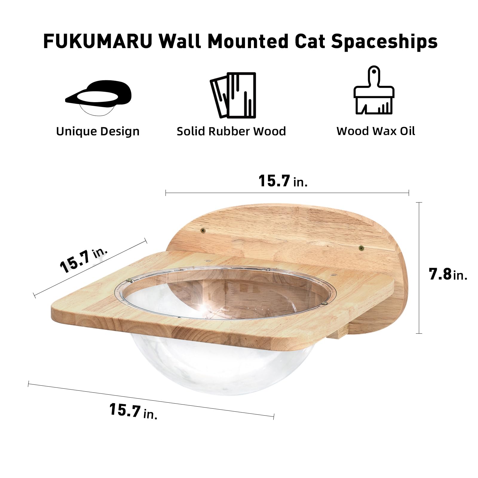 Pedales para pared de FUKUMARU, escalada estable para gatos.