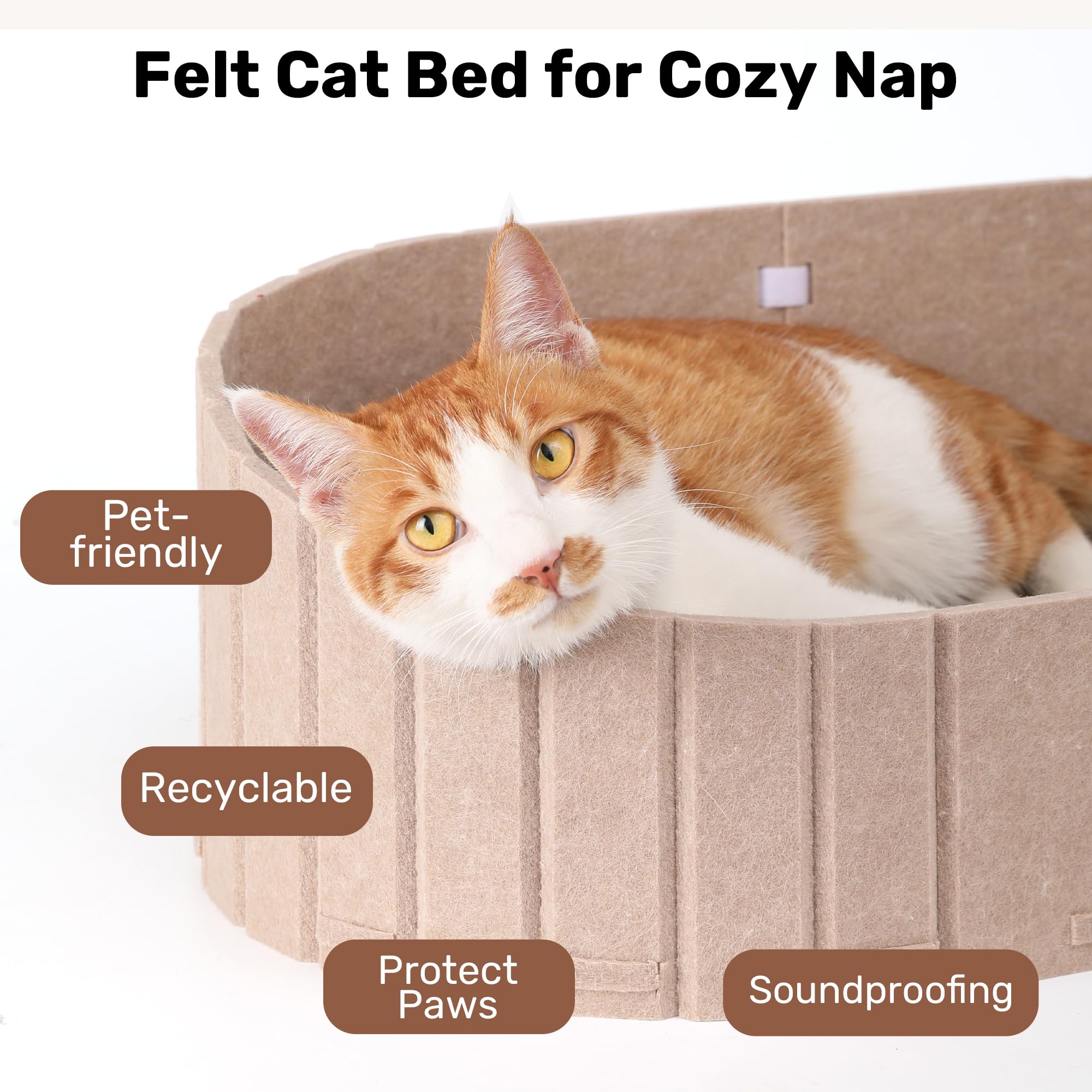 FUKUMARU mueble felino versátil para uno o más gatos.