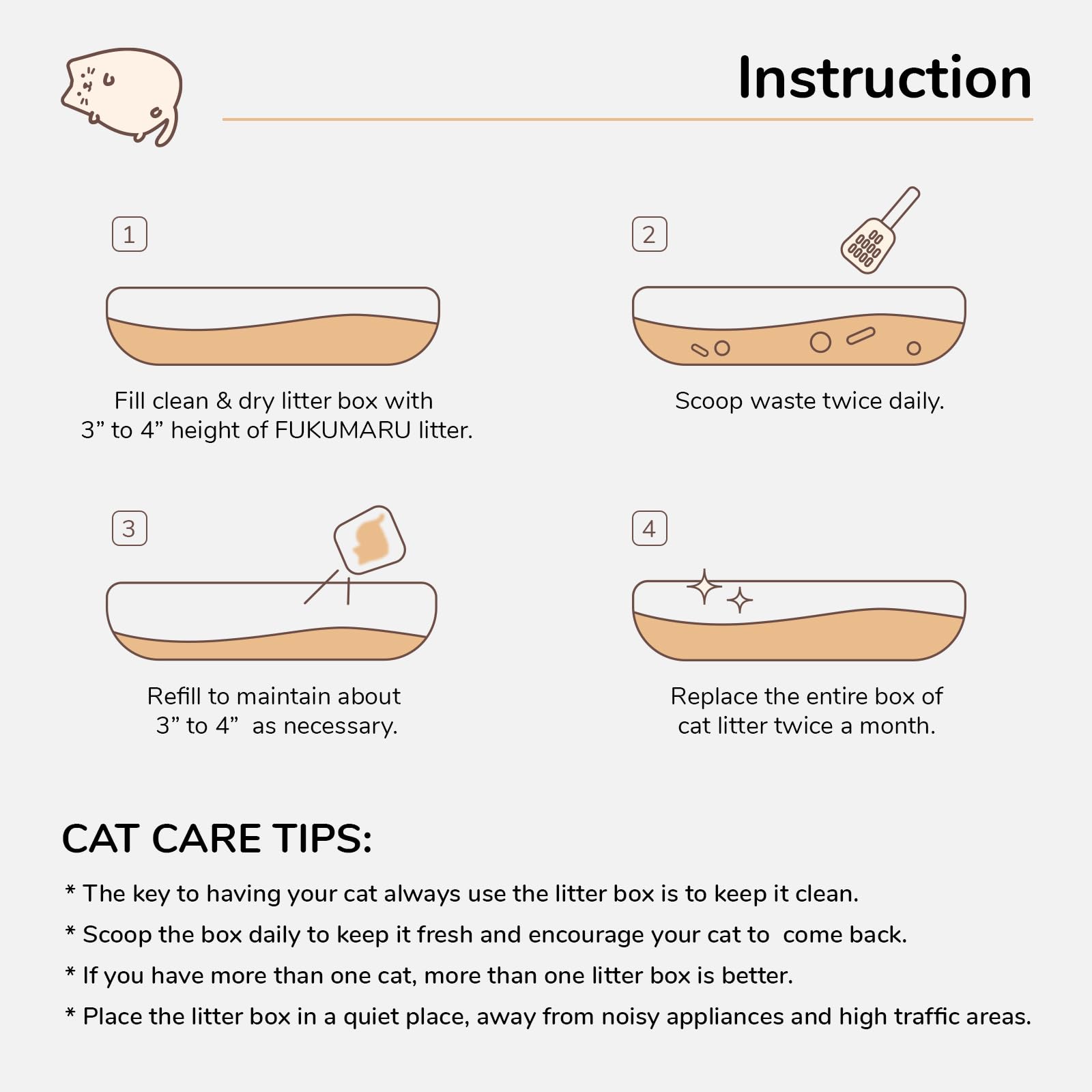 Ideal para gatitos, bajo polvo y menor irritación respiratoria.