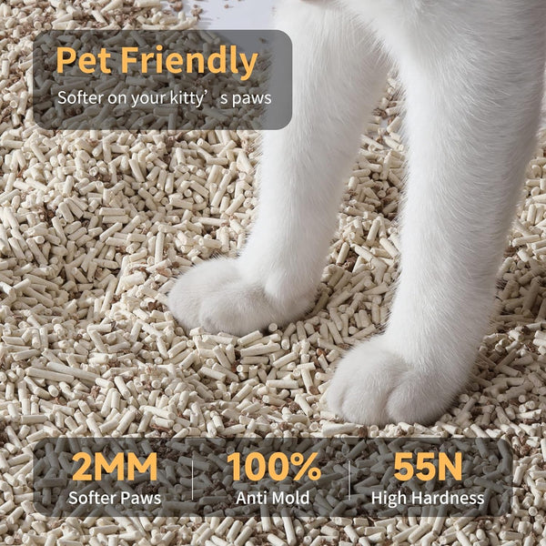 FUKUMARU Tofu Cat Litter aroma neutro para gatos sensibles.