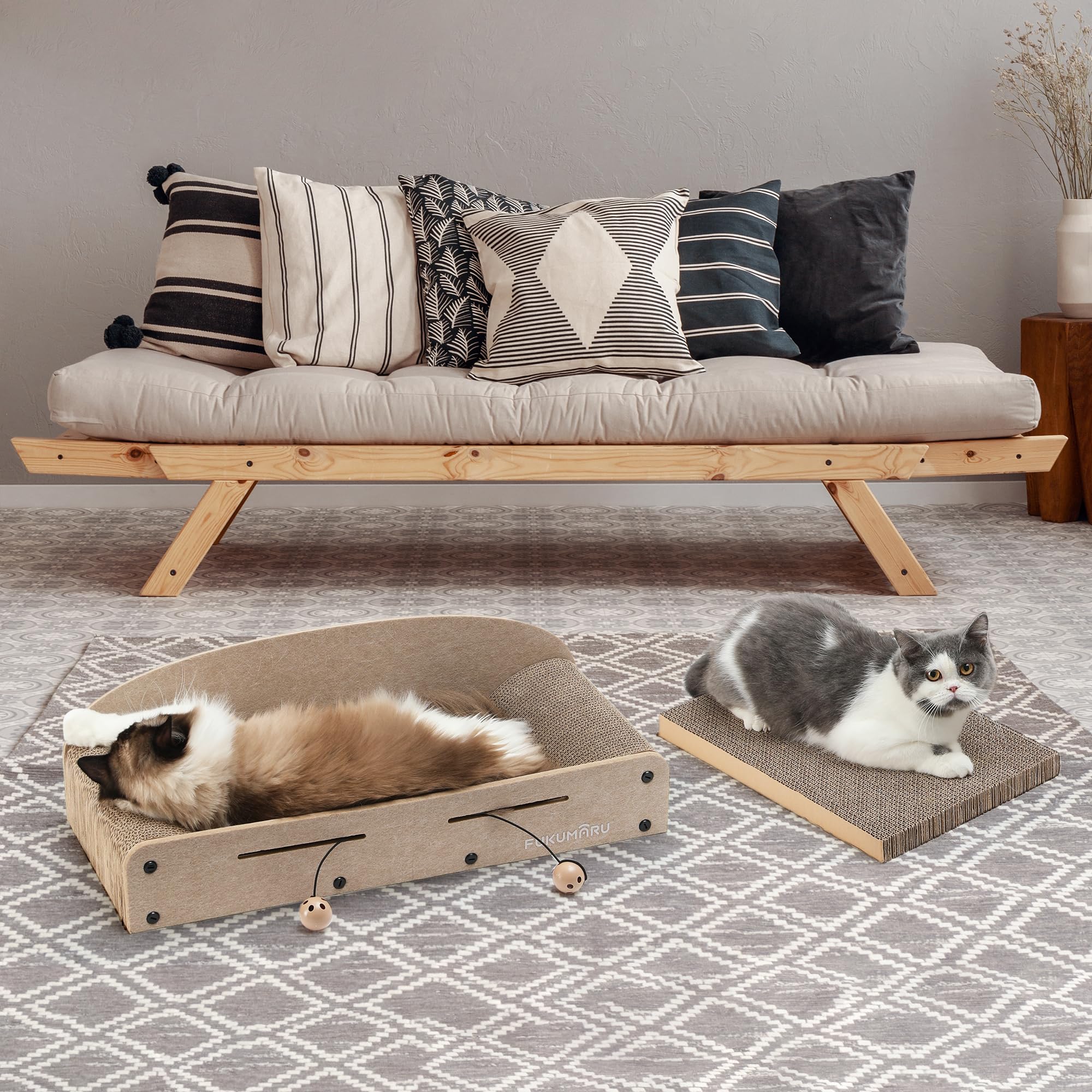 Uso en interiores para gatos medianos y grandes