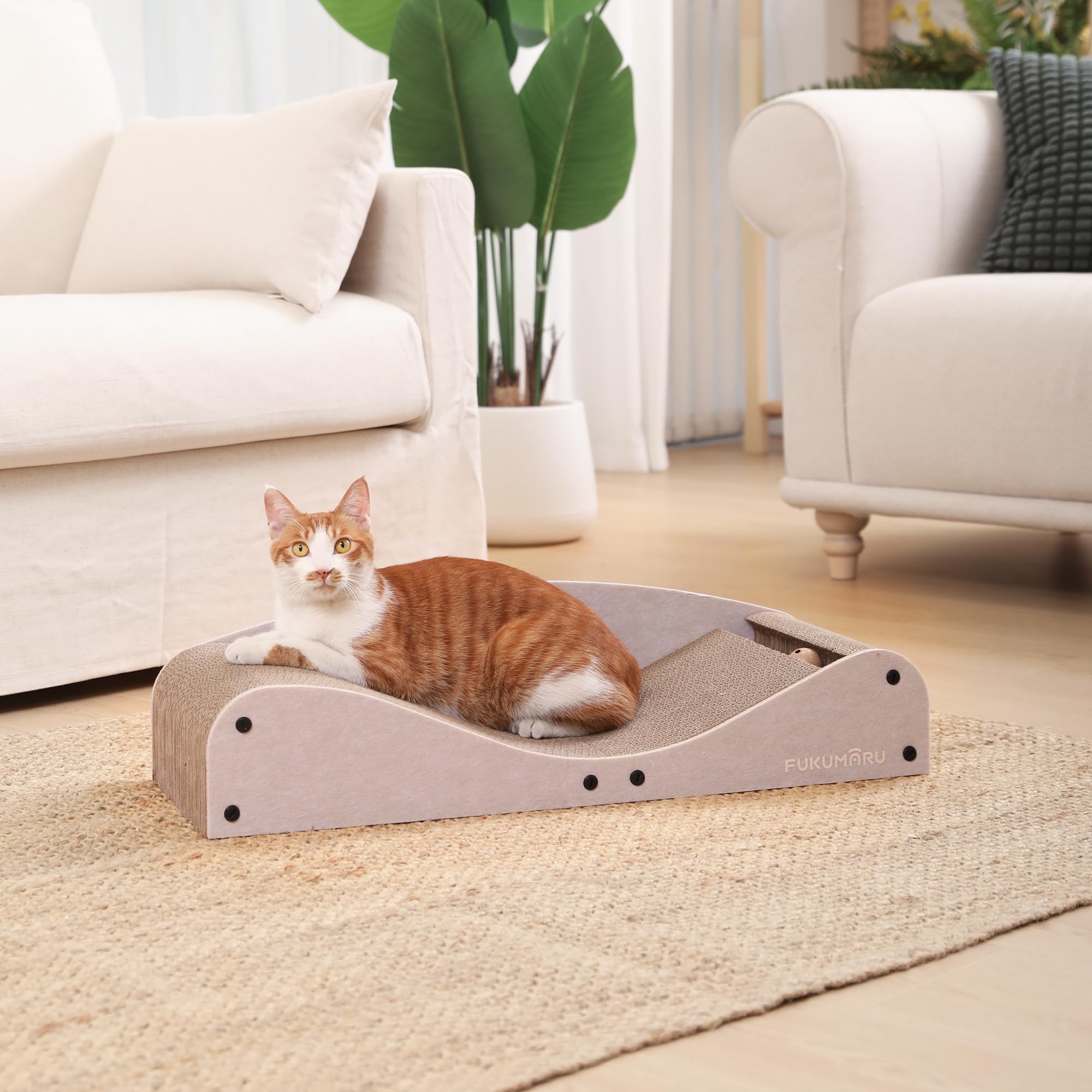 FUKUMARU uso-multi-habitacion ideal para hogares con gatos.