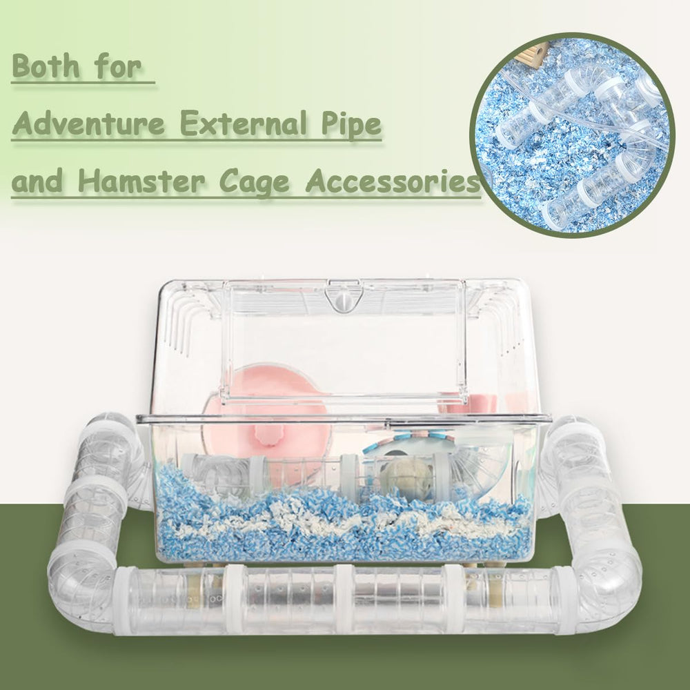 FULANDL tubo-recto-hamster, base estable para ampliar recorridos.