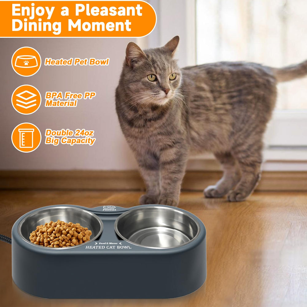 Fuliuna material sin BPA resistente y seguro para mascotas.