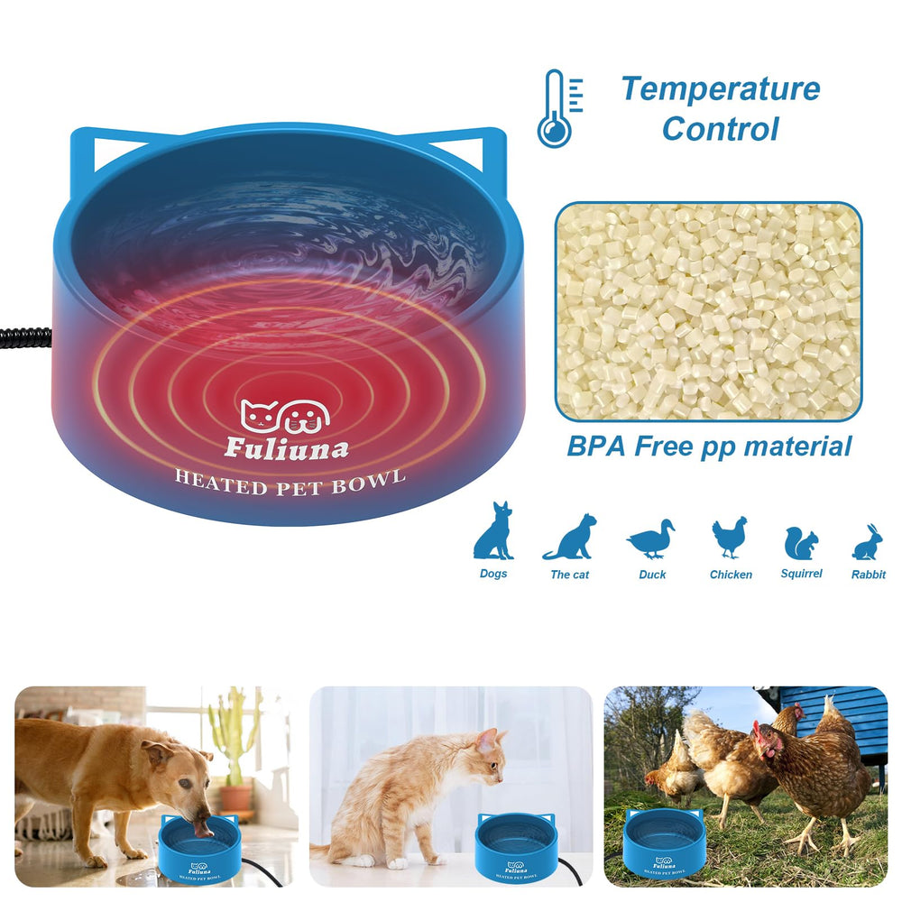 Tazón caliente Fuliuna para uso exterior en jardín con agua tibia disponible.