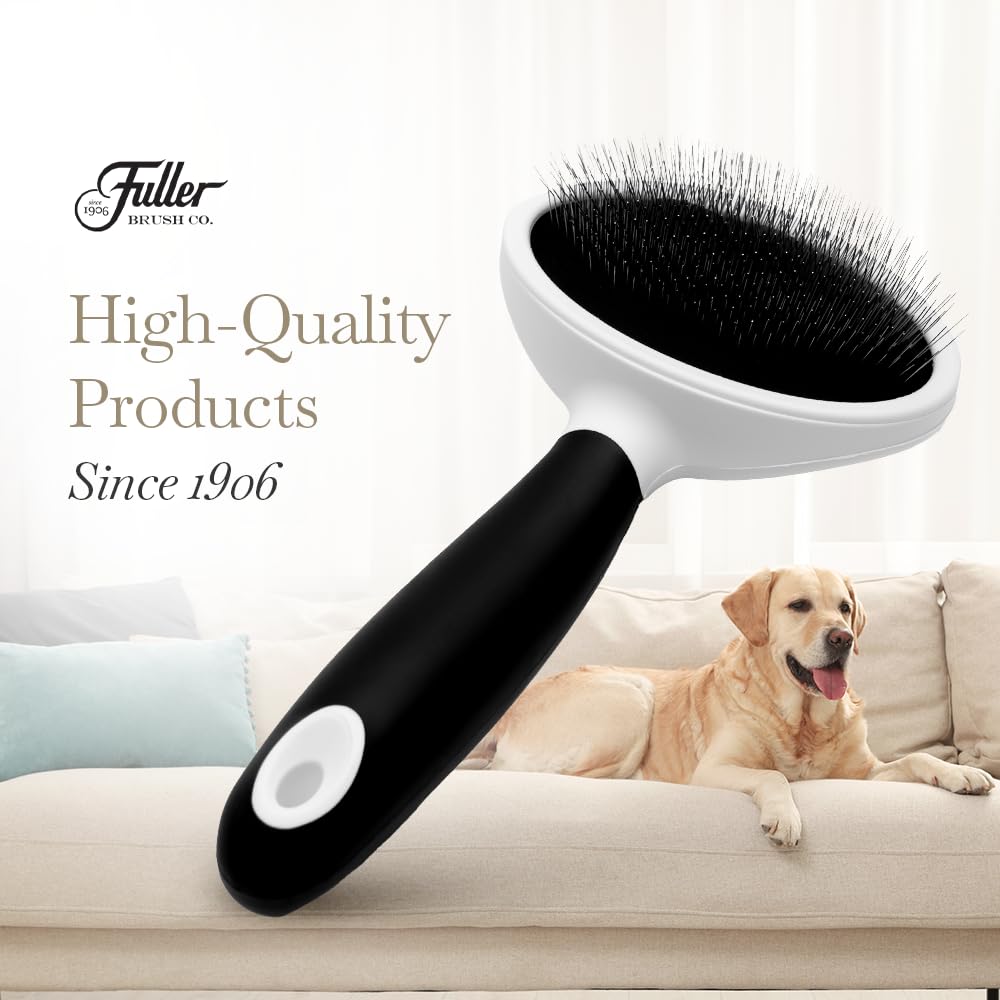 Fuller Brush Slicker adecuado para perros y gatos, ideal para rutinas diarias.