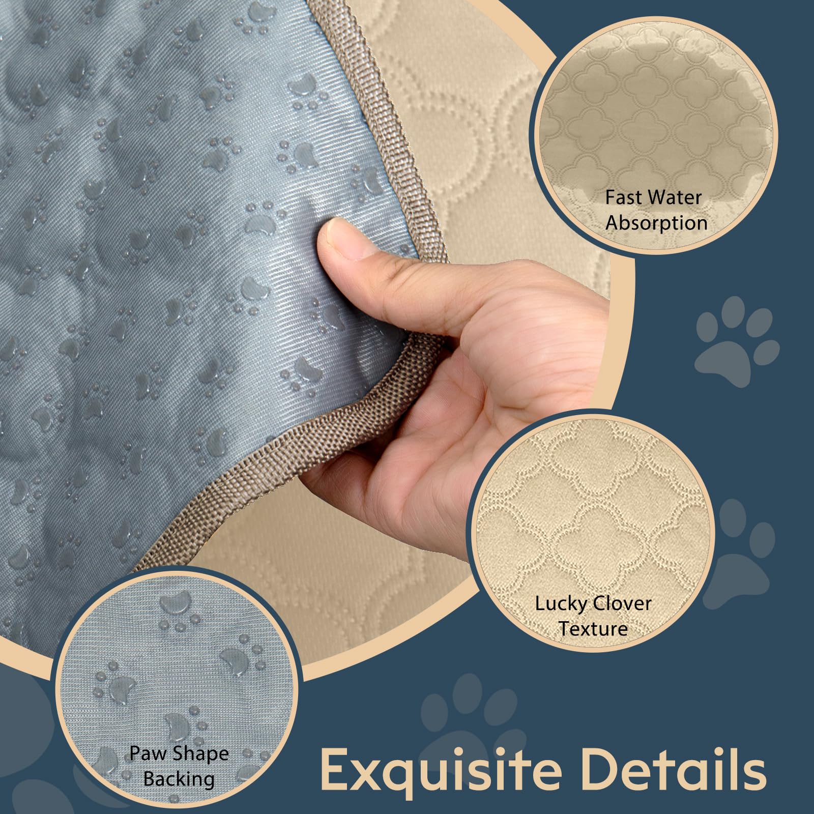 FunFurry base antideslizante crema para mayor seguridad