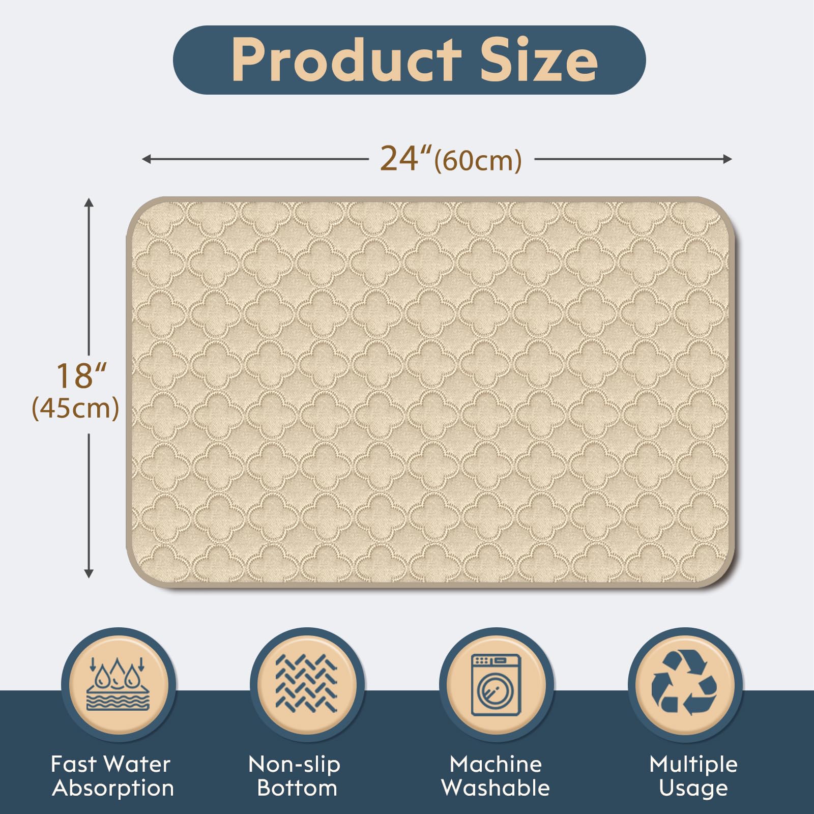 FunFurry capa impermeable TPU para evitar fugas y proteger el suelo.