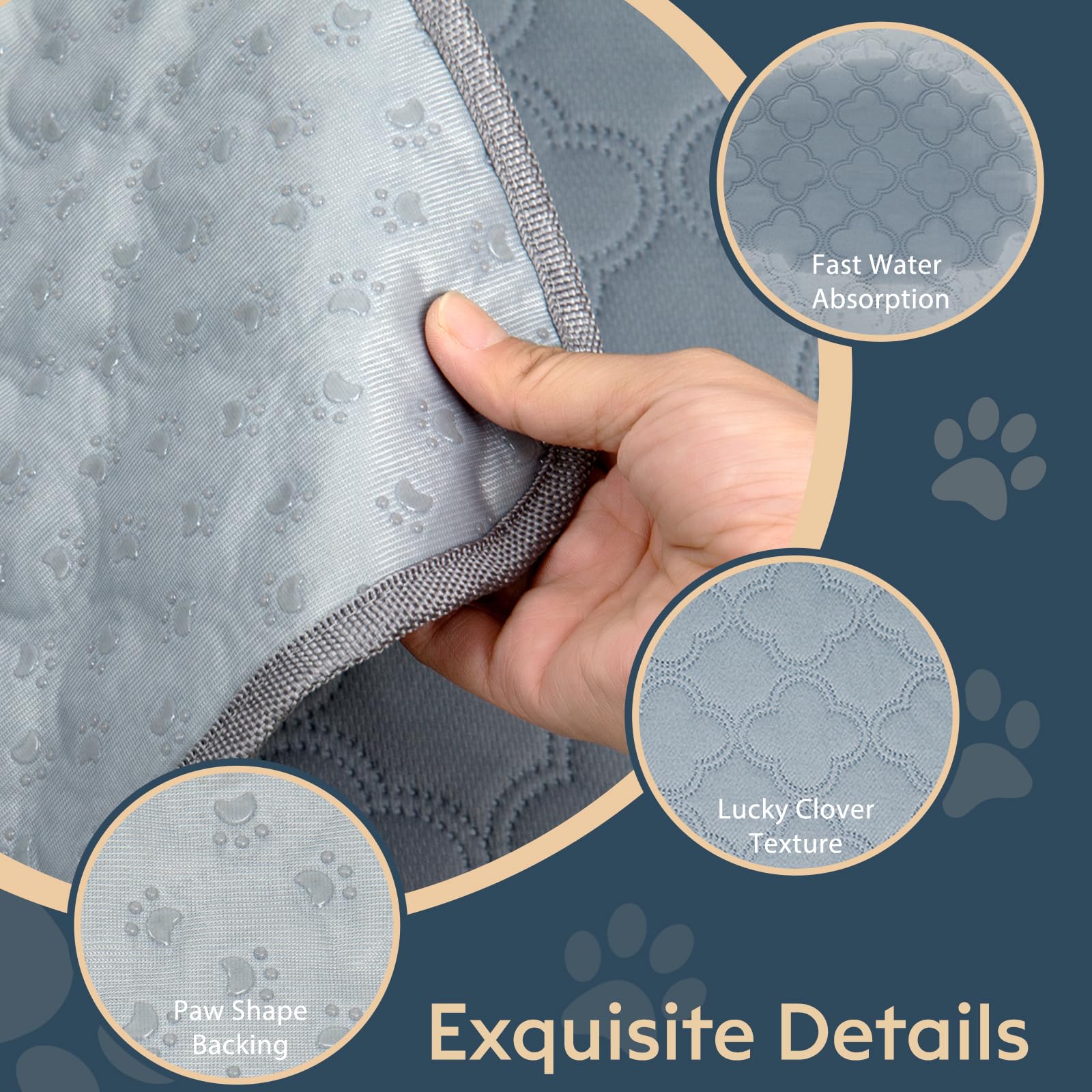 FunFurry diseño en gris claro, perfecto para uso en jaulas y zonas de descanso.
