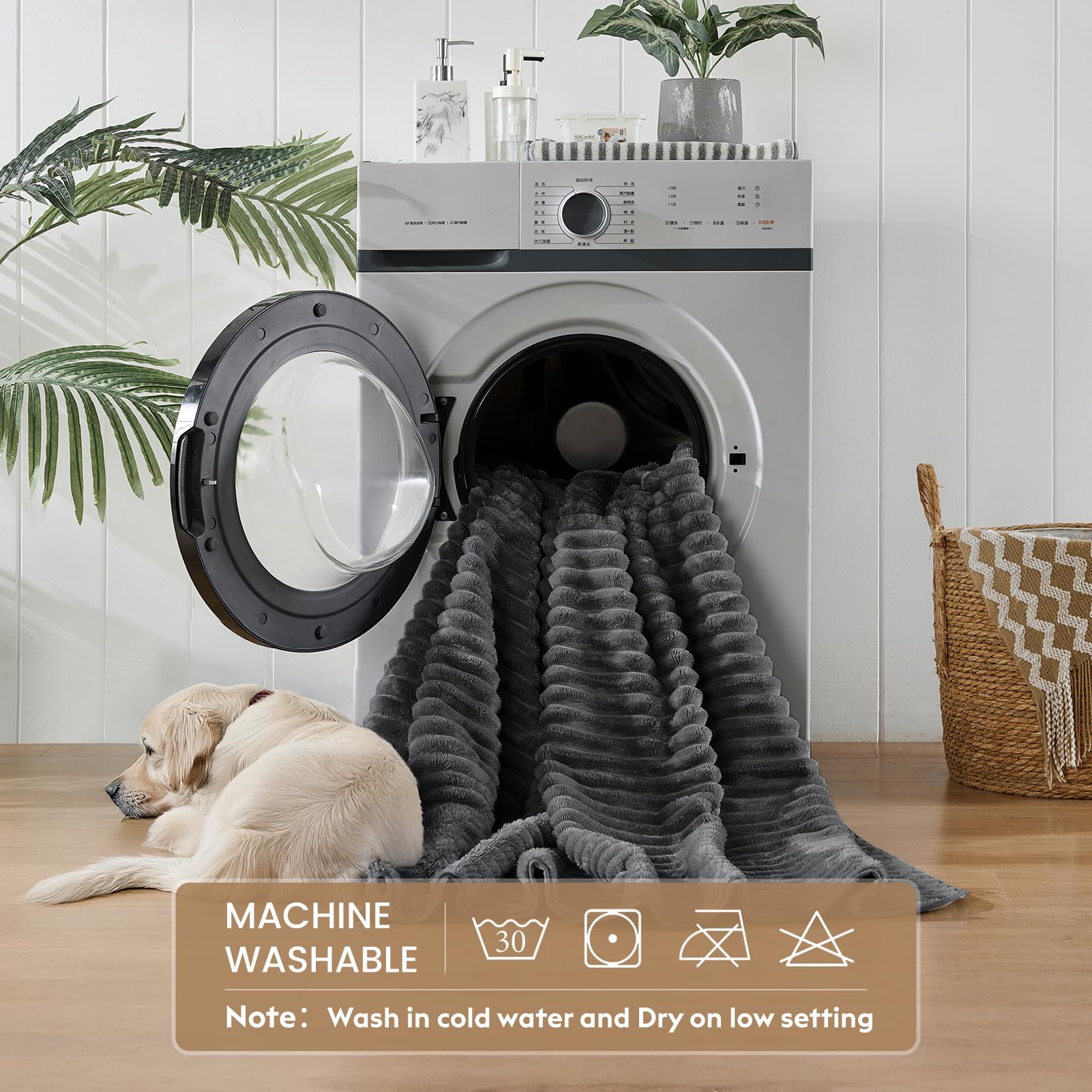 FunFurry diseño neutro en gris oscuro se integra en casa.