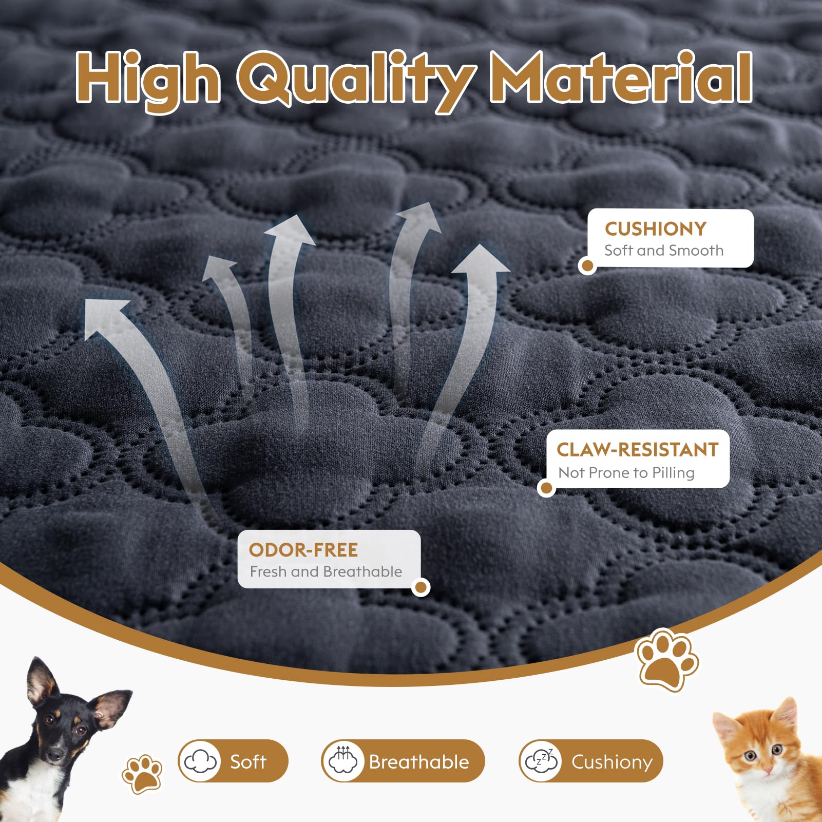 FunFurry lavado a máquina a 30°C, impermeable y fácil de secar.