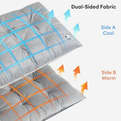 FUNNY FUZZY cama-perro-lado-peluche, abrigo suave para días fríos