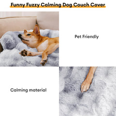 Cama para perro FUNNY FUZZY, suave y acolchada para uso diario.