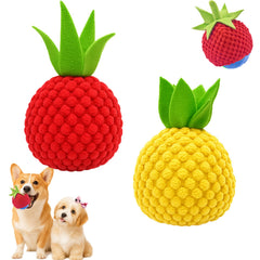 FunnyDuck cubiertas de peluche para bola de perro con tomate protegen y estilizan el juguete.