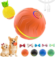 Pelota interactiva FUNNYDUCK T01 rodando para perros, mantiene al animal activo