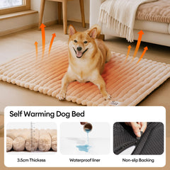 FUNNY FUZZY cama autocalentable sin ruido, no requiere electricidad.