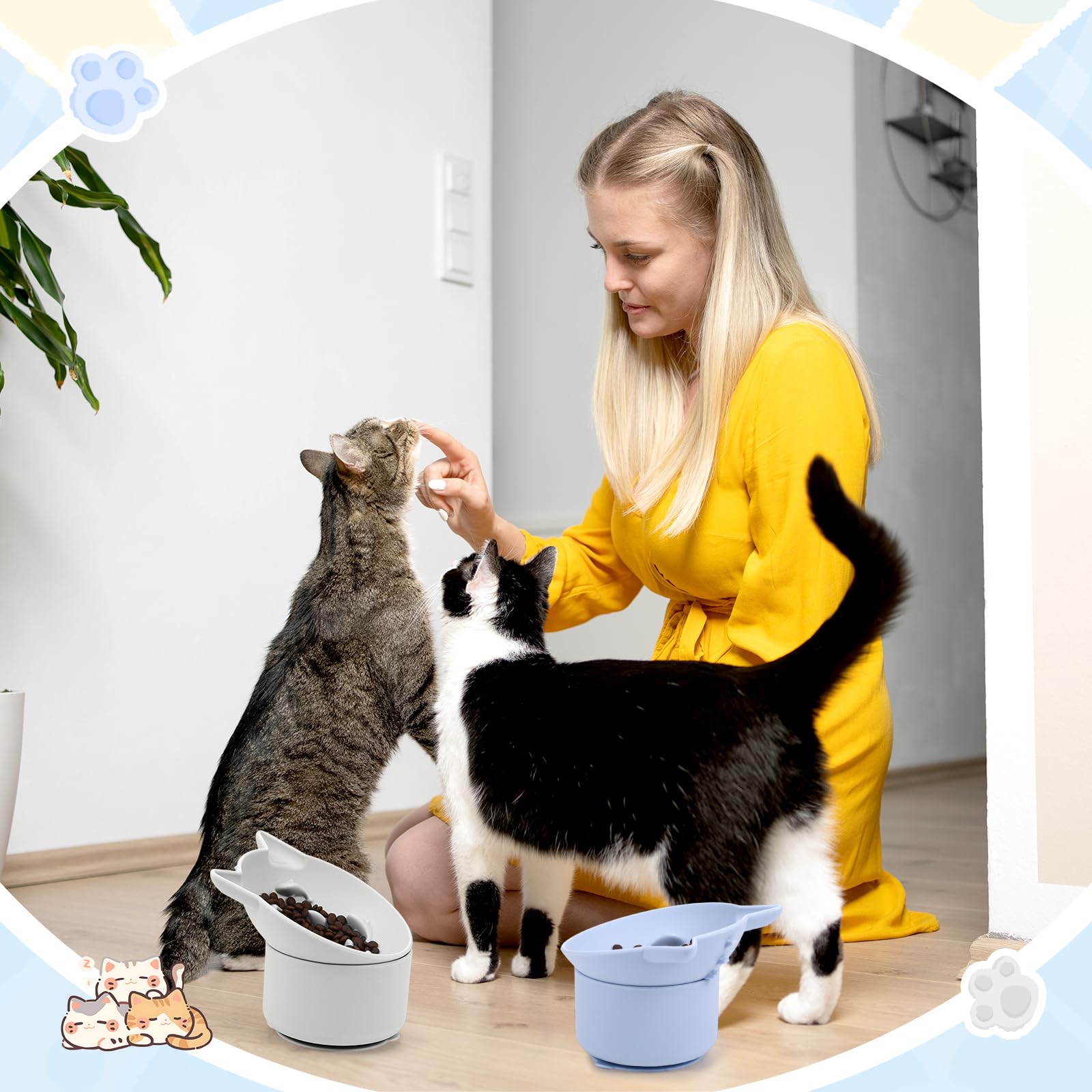 Funnymoom uso versátil para comida seca o húmeda en casa.